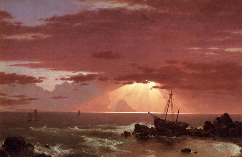 Frederic Edwin Church The Wreck Norge oil painting art